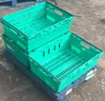 Bale Arm Crates on dble dolly