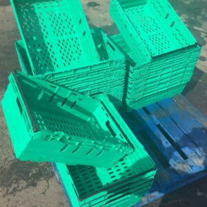 Bale Arm Crates Cleaned