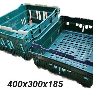 axinest bale arm crate – 15L black storage bin