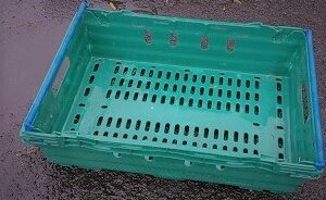 600x400x200 Bale Arm Crate Green - Blue Arms
