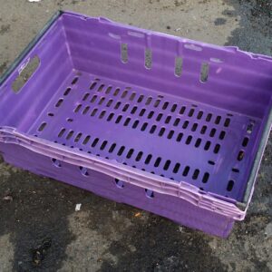 600x400x200 Bale Arm Crates - Purple - Black Arms