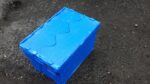 600.400.350 Lidded Crates - Blue