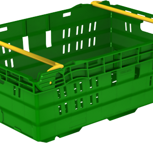 600x400x200 Green Bale Arm Crate