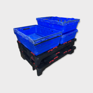 Bale Arm Crates on Dolly