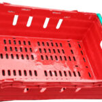 600x400x200 Red Bale Arm Crate