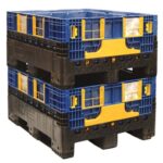 1200x1000x595 Folding Pallet Box Stacked