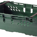 600x400x190 Bale Arm Crate - Green