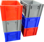 red, blue, grey euroboxes