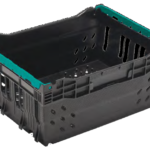 400x300x185 Bale Arm Crate - Black