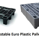 Nestable Euro Plastic Pallet 1200×800
