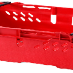 600x400x106 Bale Arm Crate - Red