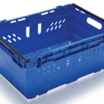 600x400x250 Bale Arm Crate - Blue