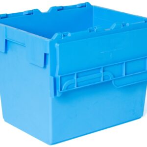 28 Ltr Tote Blue Lidded Crate
