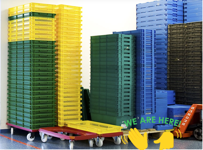 Plastic storage containers