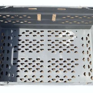 600x400x200 Bale Arm Crate Grey 35Ltr