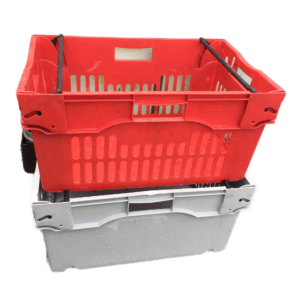 600x400x300 Maxinest bale arm crate gred solid base